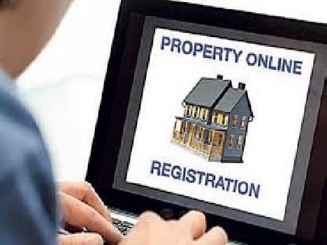 do registeration online of your property